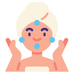 skincare flat icon