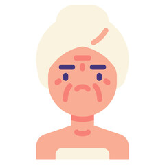 wrinkle flat icon
