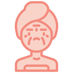 wrinkle two tone icon