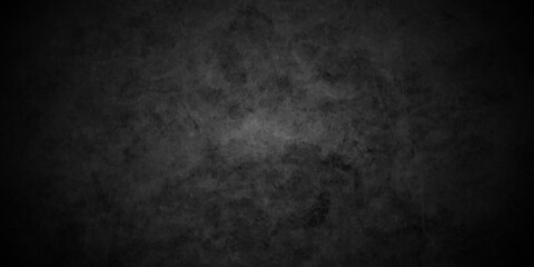 Obraz premium Dark Black stone concrete grunge backdrop texture background anthracite panorama. Panorama dark grey black slate background or texture.