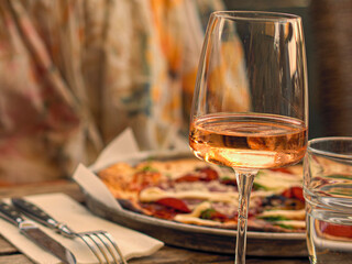 Naklejka premium glass of wine
