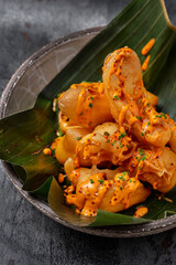 Shrimps in crispy dough