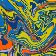 Abstract marble texture slab pattern in bright colors Retro style