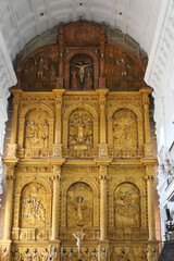 Chapel of Se Cathedral Church, Velha, Goa, India