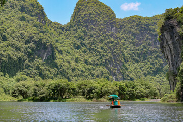 kayaking on the river