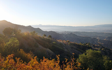 Landscape of the Ed Davis Park at Towsley Canyon - California, USA