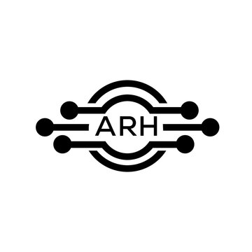 ARH letter logo. ARH best white background vector image. ARH Monogram logo design for entrepreneur and business.	
