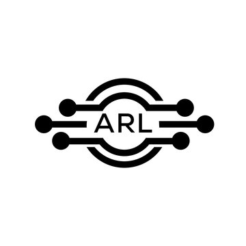 ARL letter logo. ARL best white background vector image. ARL Monogram logo design for entrepreneur and business.	
