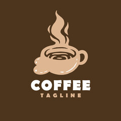 hot cup coffee logo