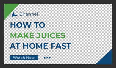 Editable Creative corporate social media web banner and youtube thumbnail template | Youtube live stream video thumbnail for marketing agency | video thumbnail | Youtube thumbnail 