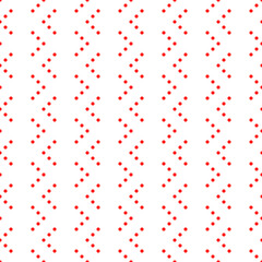 Fototapeta premium Seamless surface pattern with symmetric geometric ornament. Round spots texture. Circles abstract background. Polka dot motif. For digital paper, textile print, web design. Vector art illustration