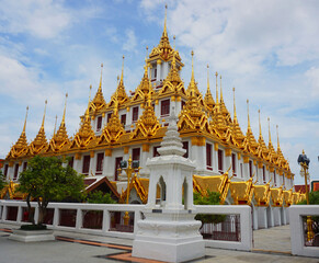 Wat Ratchanaddaram Worawihan, metal castle It is another beautiful temple in Thailand.  