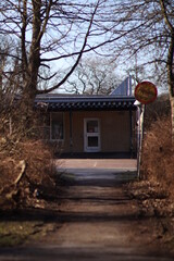 School building sweden cozy trees