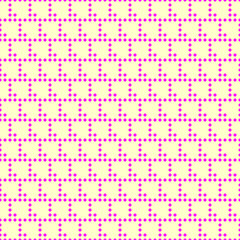 Seamless surface pattern with symmetric geometric ornament. Round spots texture. Circles abstract background. Polka dot motif. For digital paper, textile print, web design. Vector art illustration