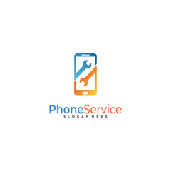 creative phone logo vector design template