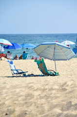 Espagne Catalogne Cambrils Salou plage foule soleil vacances