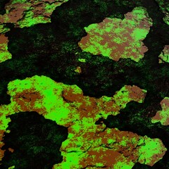 Earth wall deep crack texture 3d rendering