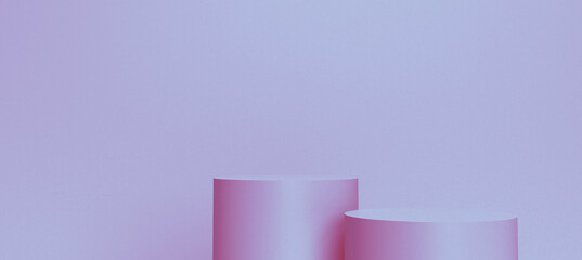 Mockup liquid podium for product presentation, neon light background, 3d render, 3d illustration