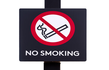 No smoking sign isolated on white background.