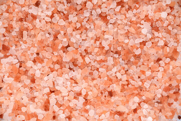 Many himalayan pink salt texture for background