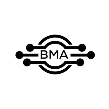 BMA letter logo. BMA best white background vector image. BMA Monogram logo design for entrepreneur and business.
