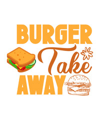 Burger Svg, Juicy Burger Svg, Juicy Hamburger SVG, Burger Cut File, Fastfood Clipart, Burger