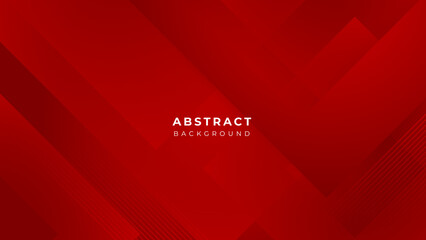 Fototapeta premium Abstract red vector background with stripes