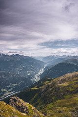 view from the top of mountain grosser zunig