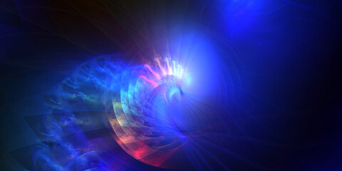 Fraktal grafisches Element Hintergrundmotiv für Druck und Layout