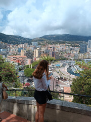 vue du port de la principauté de Monaco