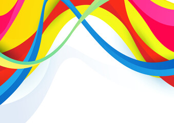 Abstract creative shape colorful design background