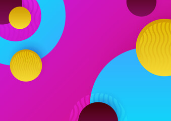 Modern geometric element colorful design background