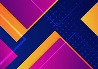 Modern geometric element colorful design background