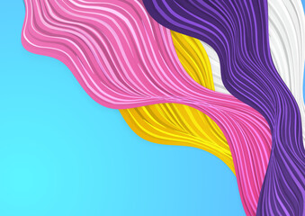 Modern geometric element colorful design background