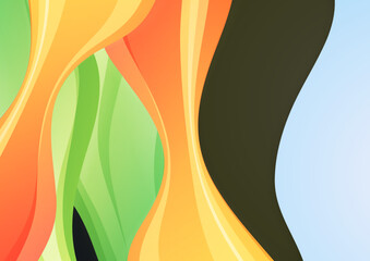 Modern geometric element colorful design background