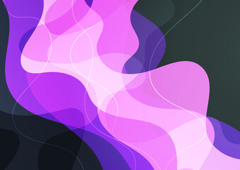 Dynamic shape with gradient colorful design background