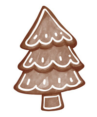 Christmas cookie watercolor, watercolor cookies