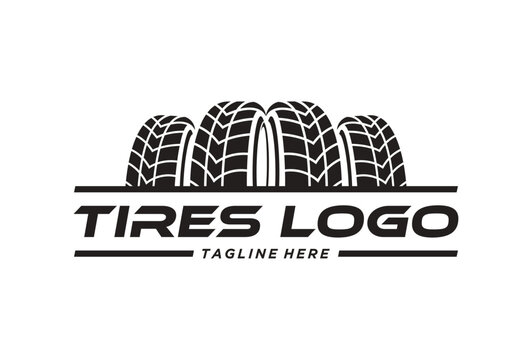 Tire Logo Design. Automotive, Car Showroom, Car Dealer Logo Design Vector