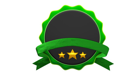 Selo 3d isolado para adição de texto