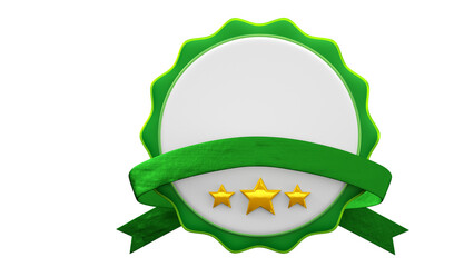 Selo 3d isolado para adição de texto