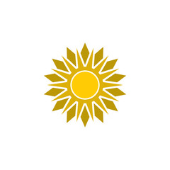 Sun vector illustration icon