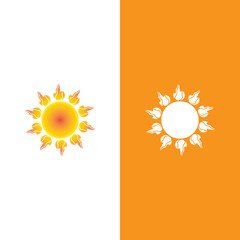 Fototapeta premium Sun vector illustration icon