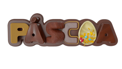 Selo 3d de Páscoa
