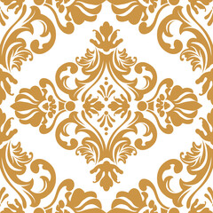 luxury gold floral pattern