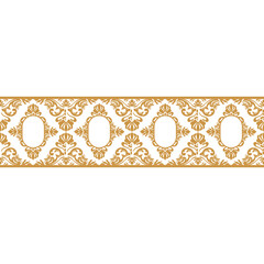 luxury gold floral pattern