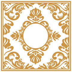 luxury gold floral pattern