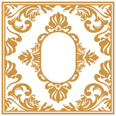 luxury gold floral pattern