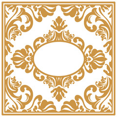 luxury gold floral pattern