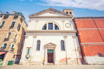 Well preserved buildings in Venice Italy