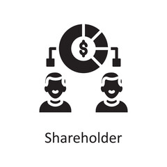 Shareholder vector solid Icon Design illustration. Miscellaneous Symbol on White background EPS 10 File